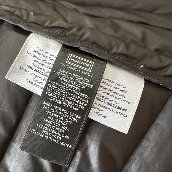 Hunter Boot Co Midlayer Puffer Jacket Women’s Sz M - Picture 2 of 4